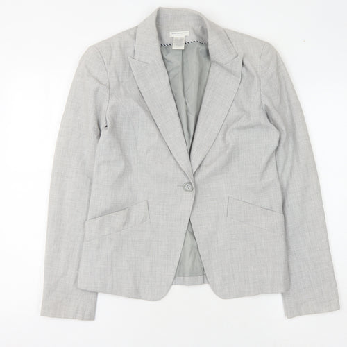 Worthington Women's Grey Blazer Size 8 Stretch Workwear