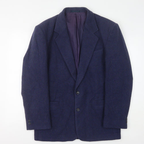 Willson Men's Blue Wool Blazer Jacket Size 38