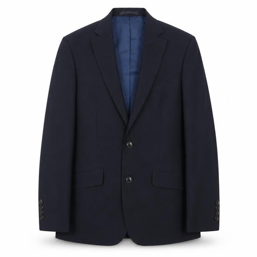 Marks & Spencer Men's Blue Wool Blend Blazer, Size 36 Short