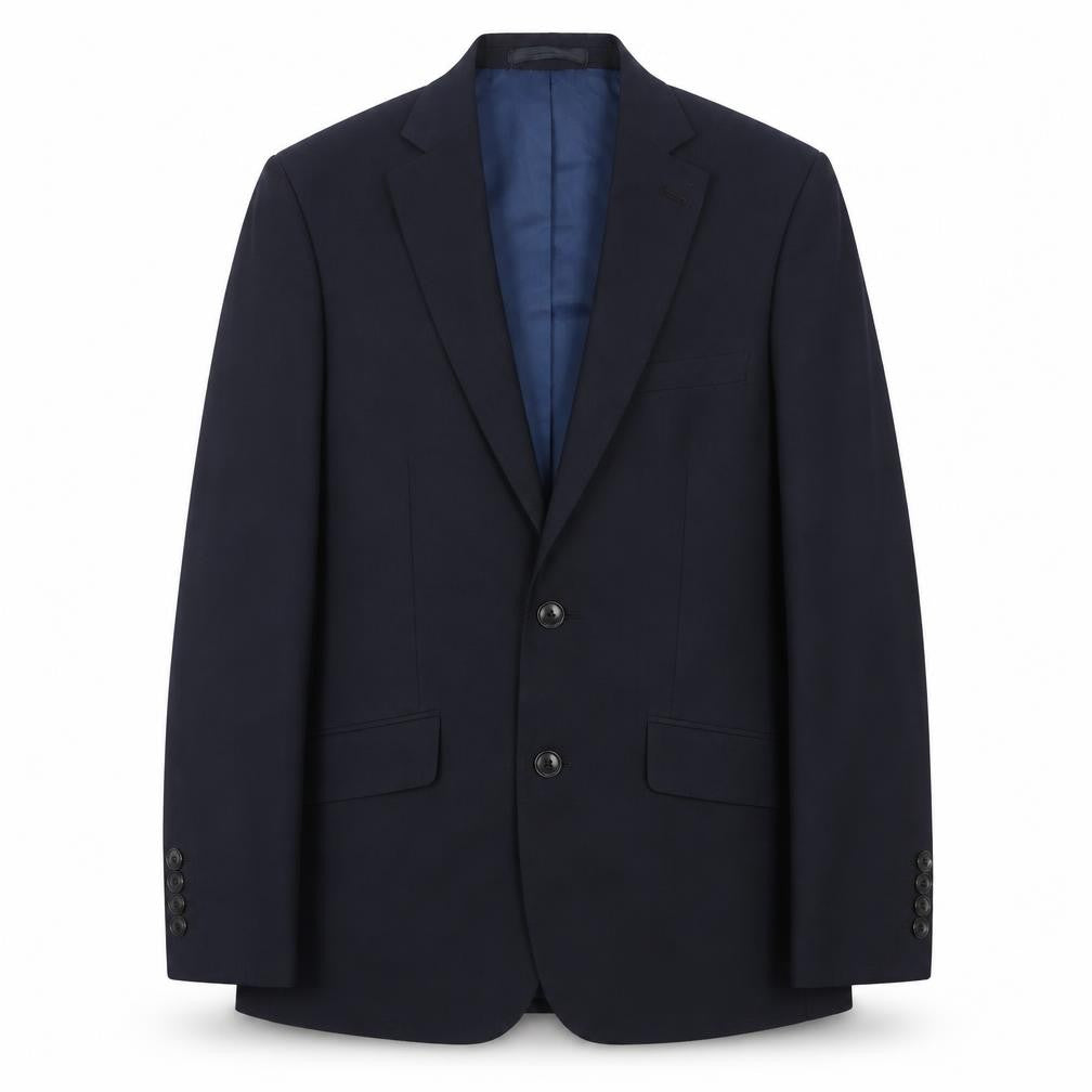 Marks & Spencer Men's Blue Wool Blend Blazer, Size 36 Short
