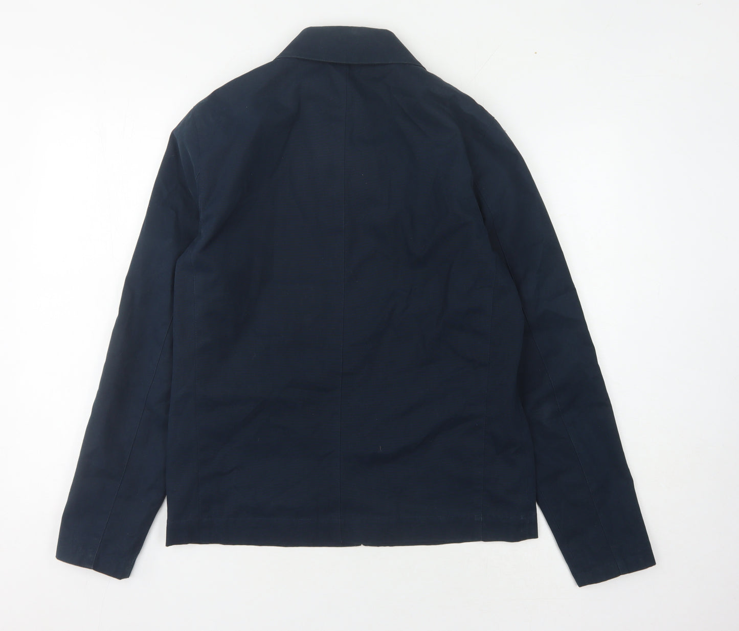 Peter Werth Men's Blue Cotton Jacket, Size S, Basic Style