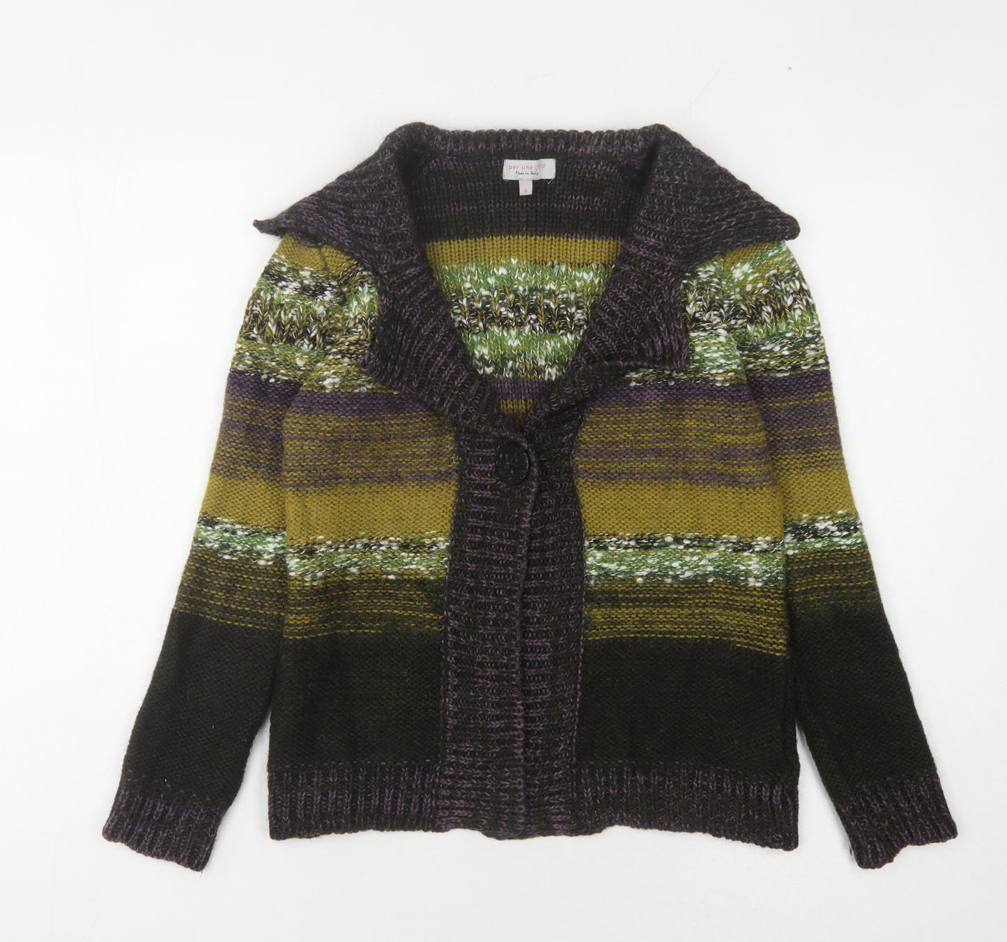 Per Una Women's Multicoloured Striped Cardigan, S