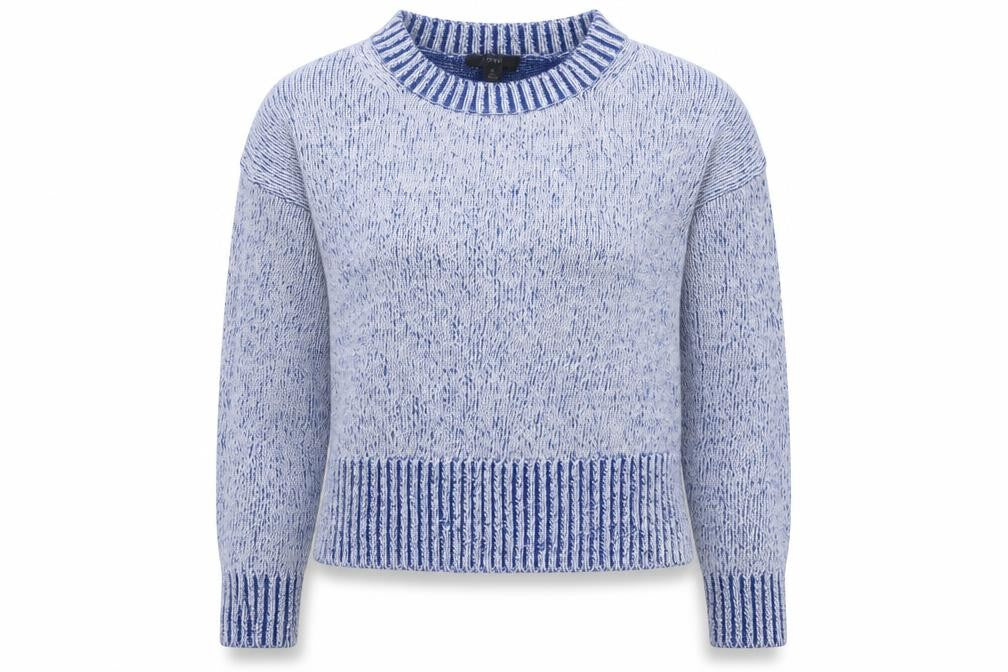 Front view of J.Crew Women's Blue Pullover Sweater, size S
