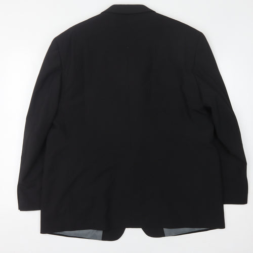 Marks & Spencer Men's Black Suit Jacket, 46S, Formal