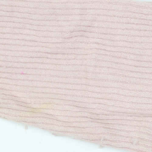 White Stuff Women’s Pink Cotton Wool Pullover Jumper Size 10