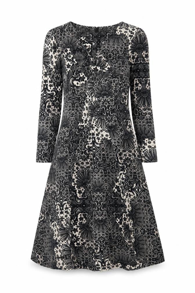Front view of RJR.John Rocha Women’s Black Dress, size UK 8