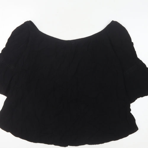 Miss Selfridge Black Blouse Women’s Size 14