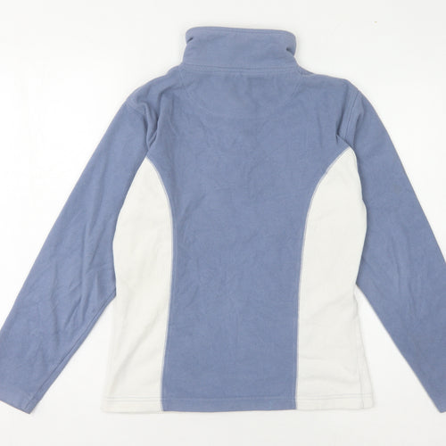 Trespass Women's Blue Small 1/2 Zip Fleece Pullover