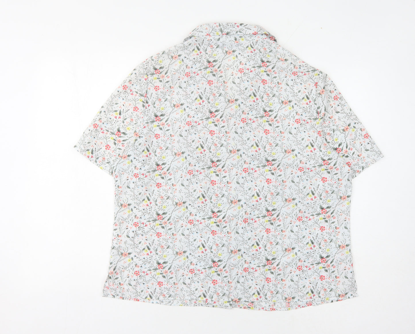 Honor Millburn Women's Floral Blouse, Multicoloured, Size 18