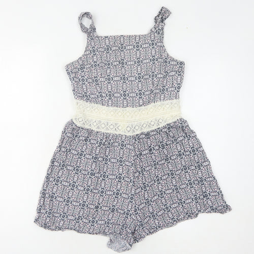 Miss Selfridge Women's Floral Playsuit Size 10 Petites