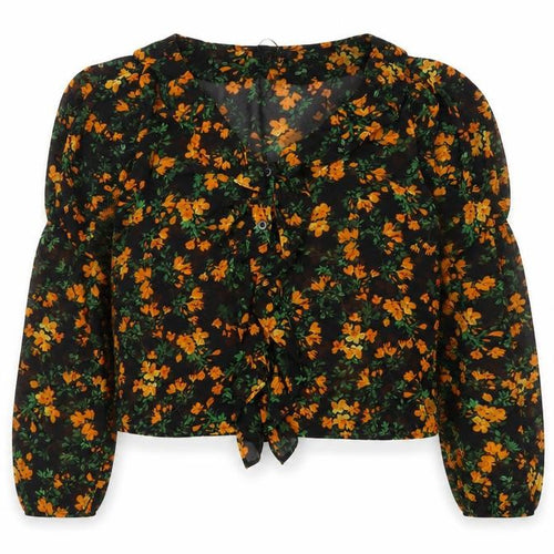 Nasty Gal Women's Multicoloured Floral Blouse Size 12
