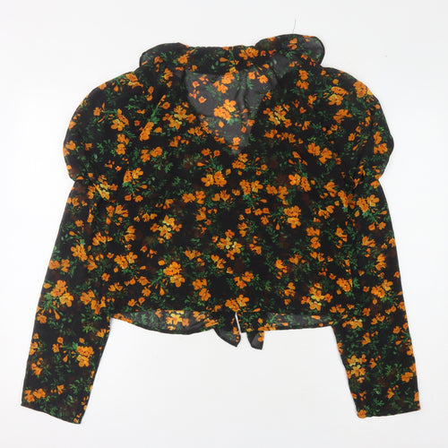 Nasty Gal Women's Multicoloured Floral Blouse Size 12