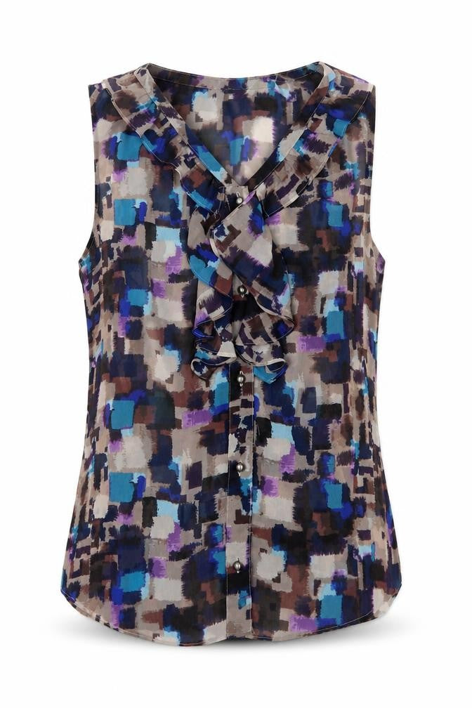 Front view of Banana Republic Women's Multicolour Blouse S