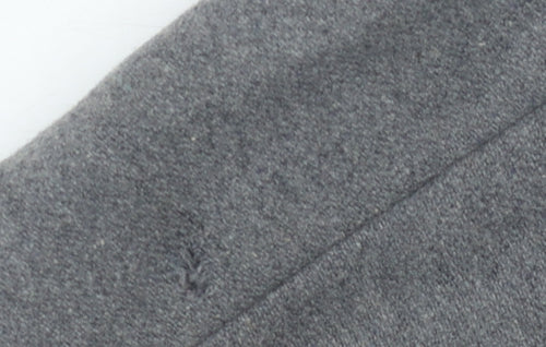 Stile Benetton Women's Grey Wool Blend Overcoat Size 14