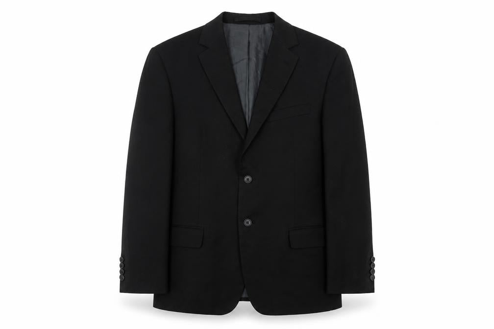 Marks and Spencer Men's Black Blazer - Medium, Regular Fit