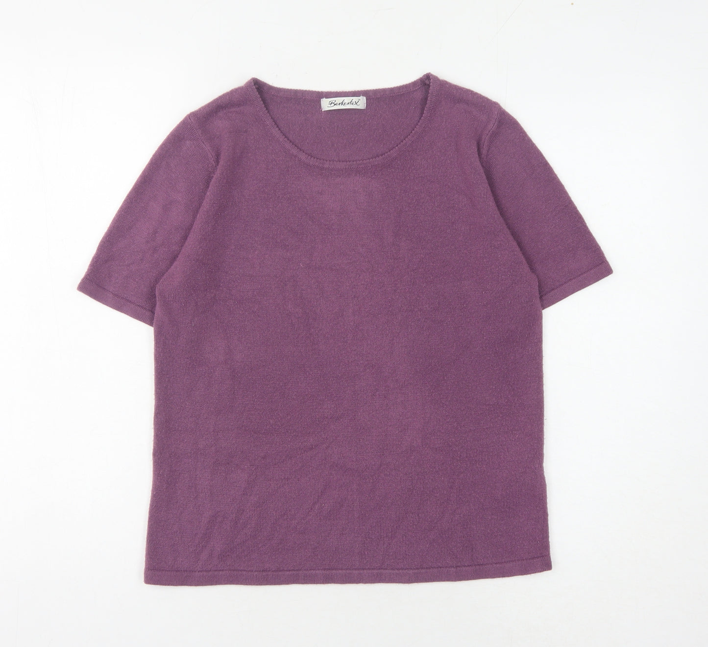 Berkertex Women's Purple Pullover Jumper, Size 12