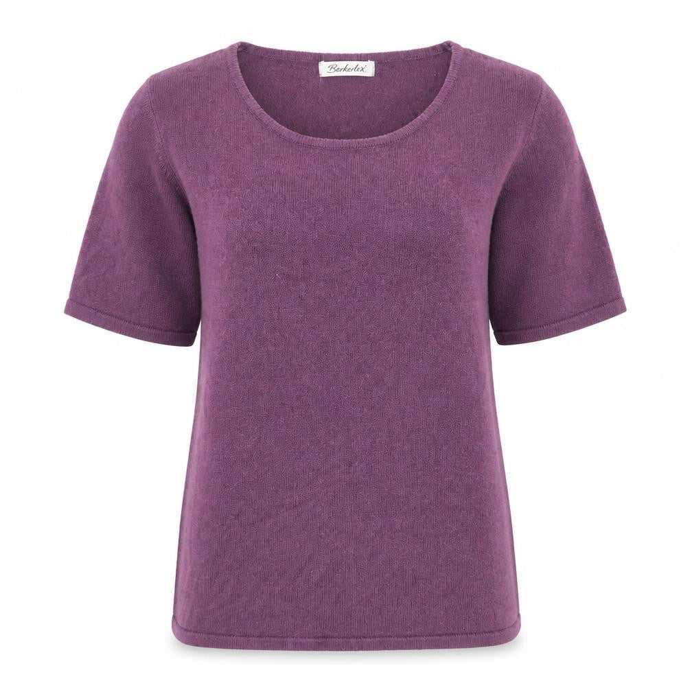 Front view of Berkertex Women's Purple jumper, size 12