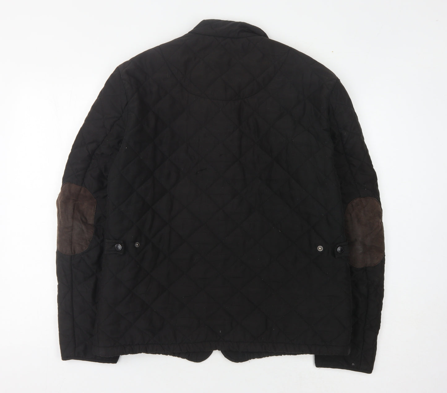 Feraud Men's Black Quilted Jacket M Casual