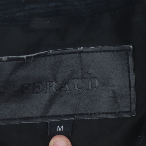 Feraud Men's Black Quilted Jacket M Casual
