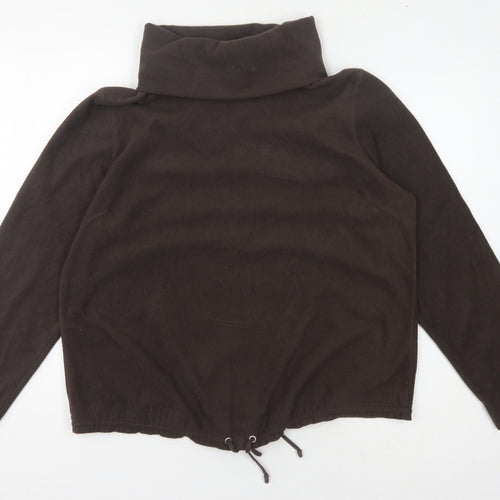 Hawkshead Women's Brown Roll Neck Sweatshirt Size 18