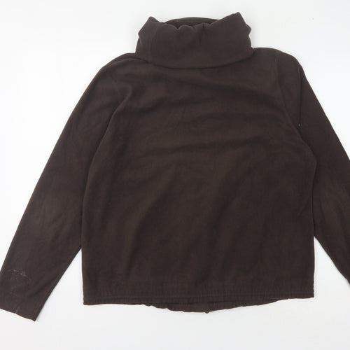 Hawkshead Women's Brown Roll Neck Sweatshirt Size 18