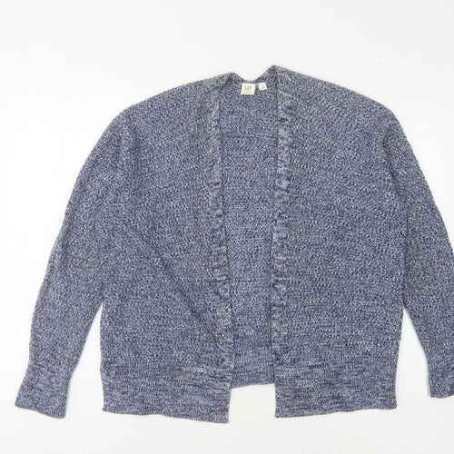 GAP Women's Blue Knit Open Front Cardigan - Size S