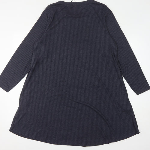 Marks and Spencer Women's Grey Shift Dress Size 20