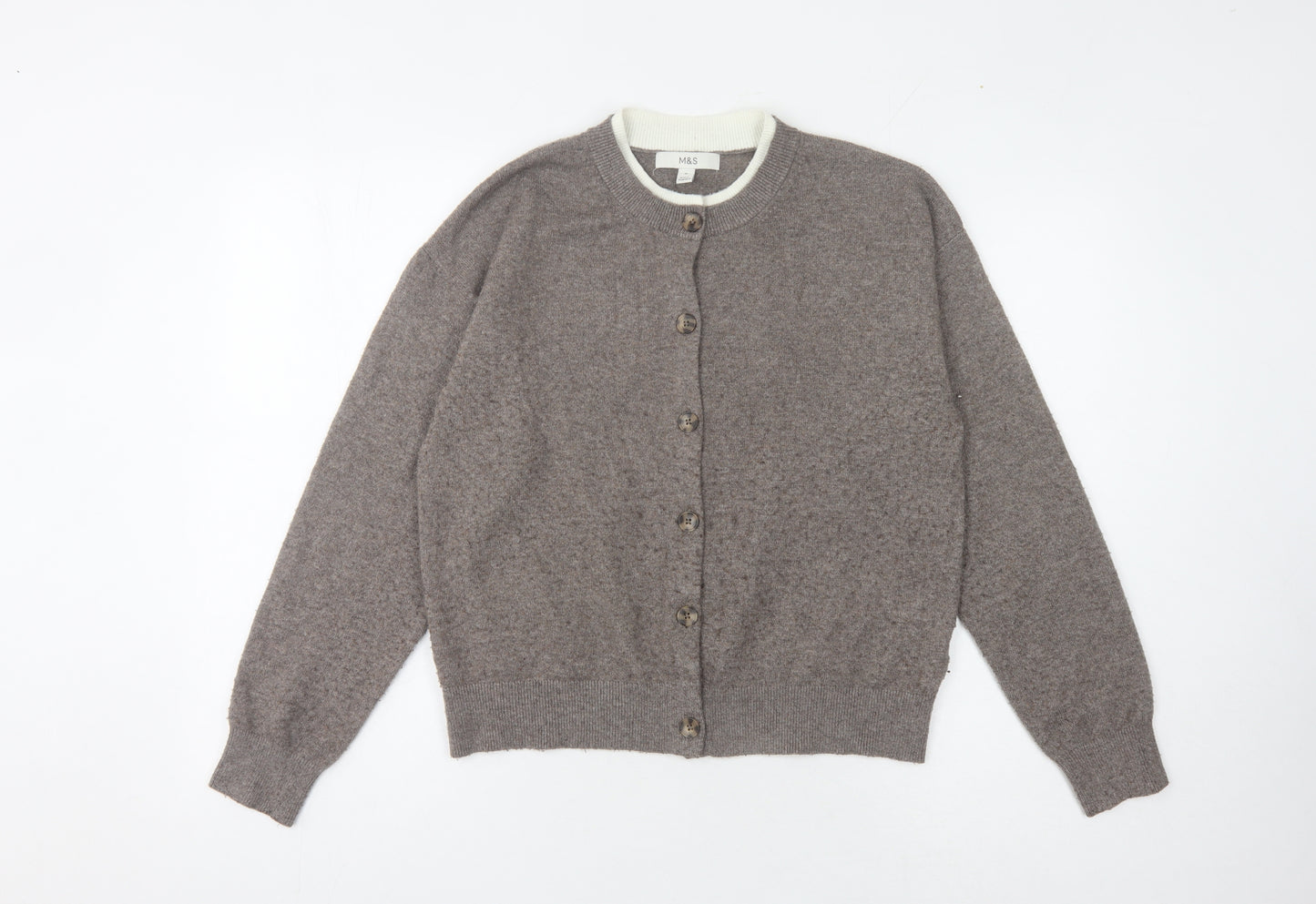 Marks and Spencer Women's Brown Cardigan M