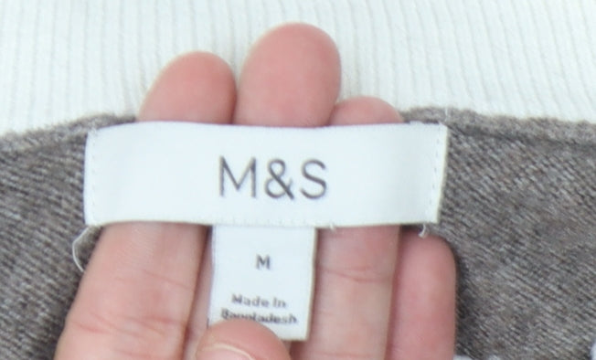 Marks and Spencer Women's Brown Cardigan M