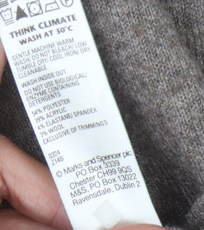 Marks and Spencer Women's Brown Cardigan M