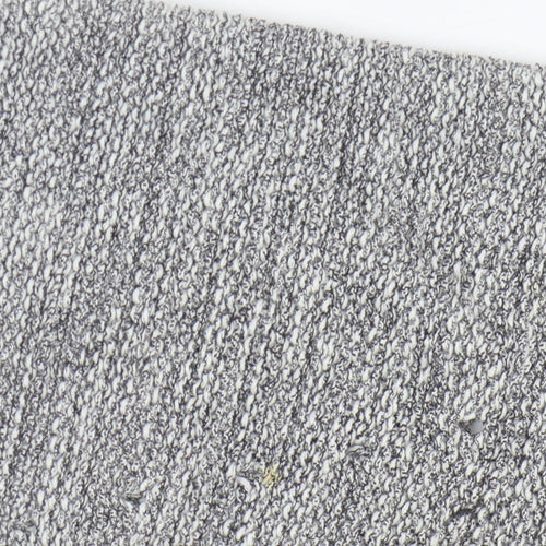 Mango Women's Grey Open Front Cardigan, Size S, Long Sleeve