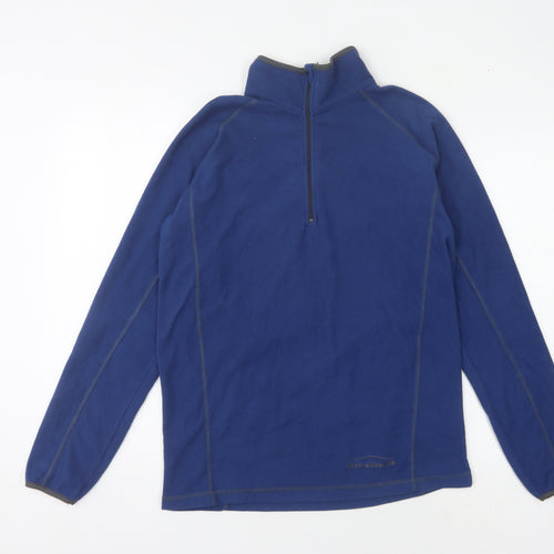 Blue Mountain Men's Blue Pullover Sweatshirt S