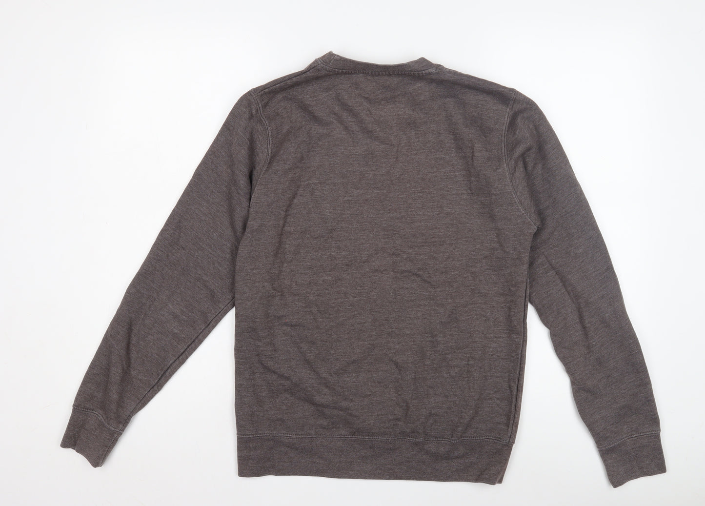 VLBT Men's Brown Pullover Sweatshirt - Graphic Print