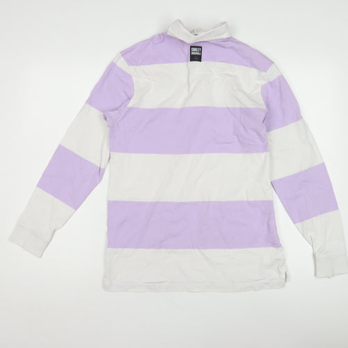 H&M Unisex Adults Multicoloured Stripe Polo S