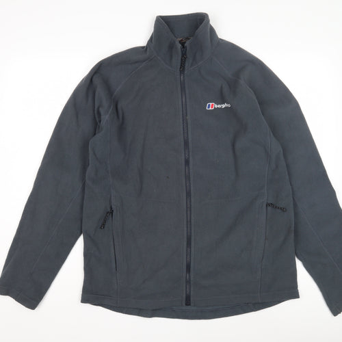 Berghaus Mens Fleece Jacket Grey Size Large