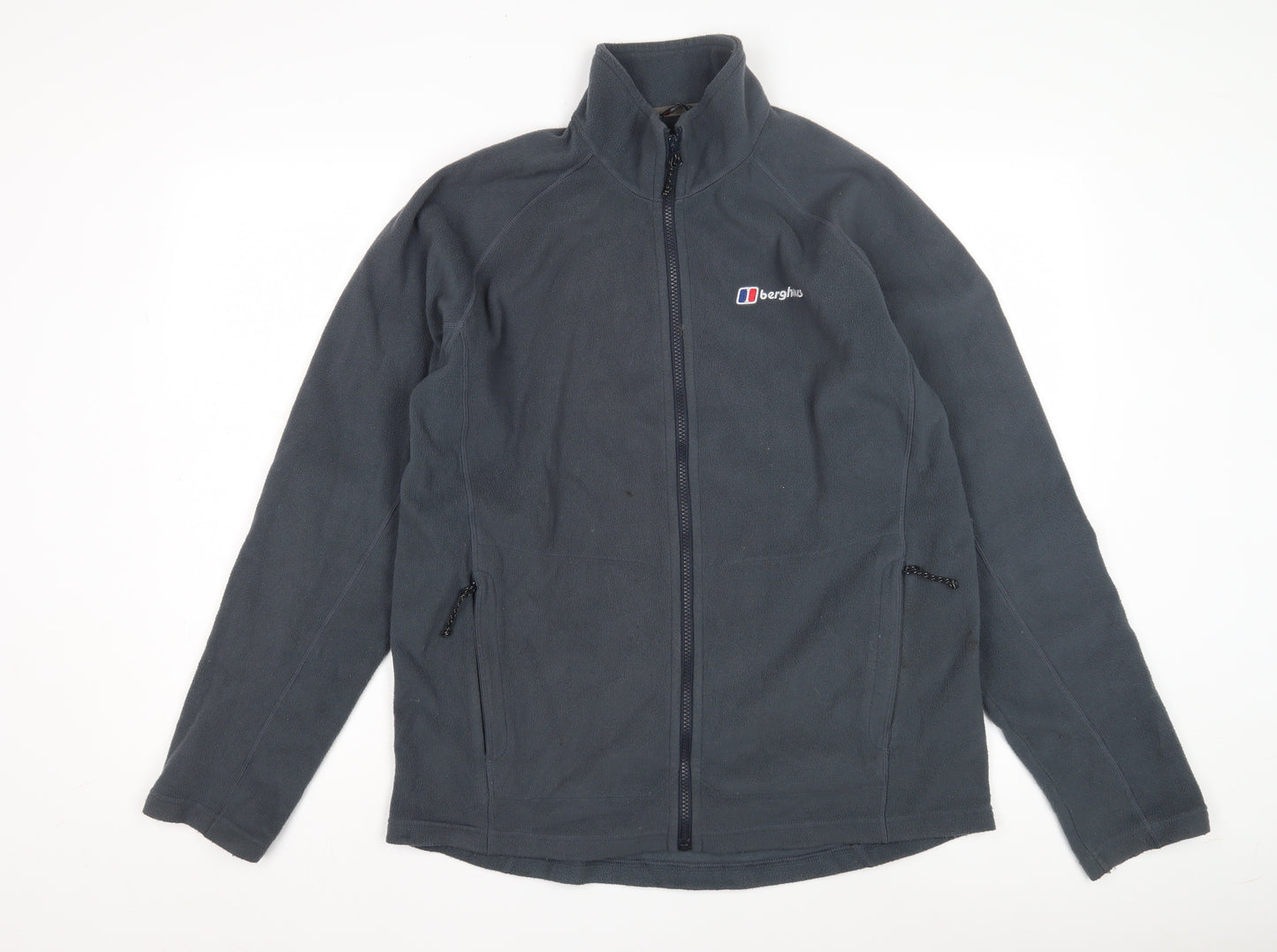 Berghaus Mens Fleece Jacket Grey Size Large