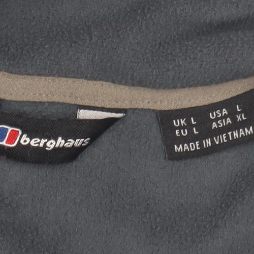 Berghaus Mens Fleece Jacket Grey Size Large