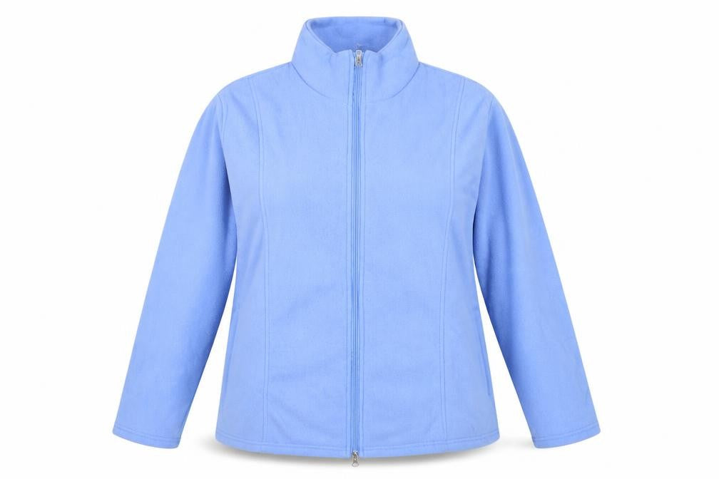 Anne de Lancay Women's Blue Fleece Jacket L Casual