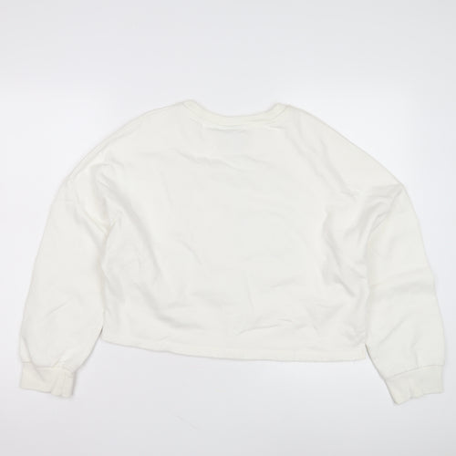 Disney Women’s White Pullover Sweatshirt Size 10