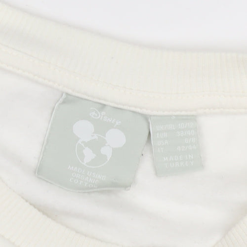 Disney Women’s White Pullover Sweatshirt Size 10