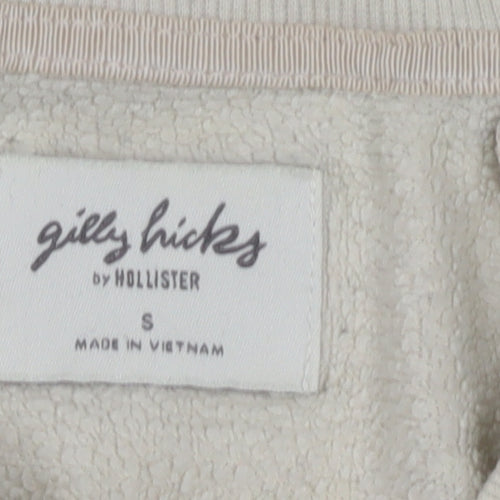 Gilly Hicks Women's Beige Sweatshirt Size S