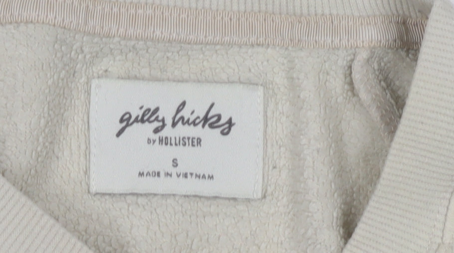 Gilly Hicks Women's Beige Sweatshirt Size S