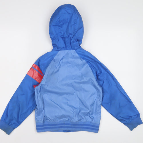 Converse Boys Blue Windbreaker Jacket 6-7 Years - Hooded, Logo