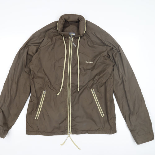 Peter Werth Men's Green Windbreaker Jacket M
