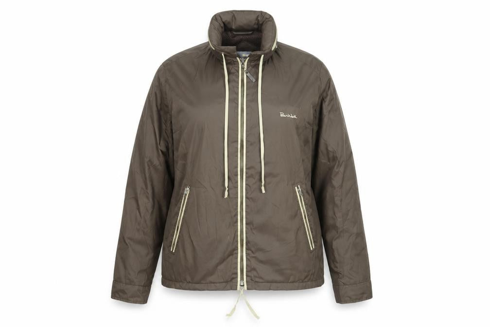 Front view of Peter Werth Men's Green Windbreaker Jacket M