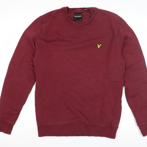 Lyle & Scott Red Jersey T-Shirt M Unisex Adults