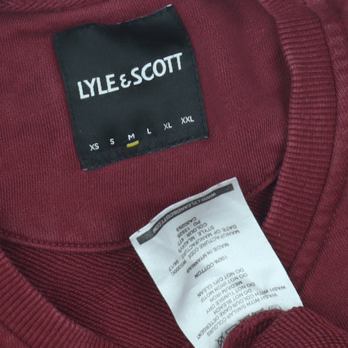 Lyle & Scott Red Jersey T-Shirt M Unisex Adults