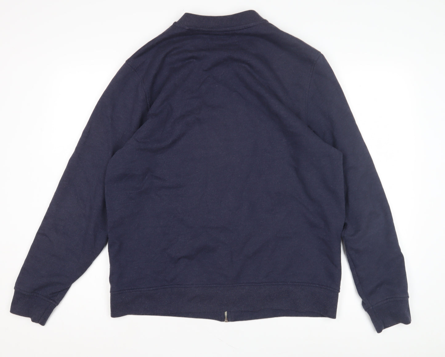 Red Herring Men's Blue Cotton Basic Jacket, Large