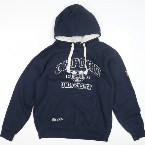 Oxford University Men's Blue S Pullover Hoodie