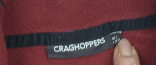 Craghoppers Men's Red Fleece 1/4 Zip Jacket XL